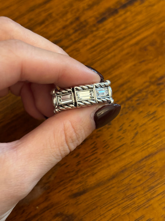 長方形切割戒指