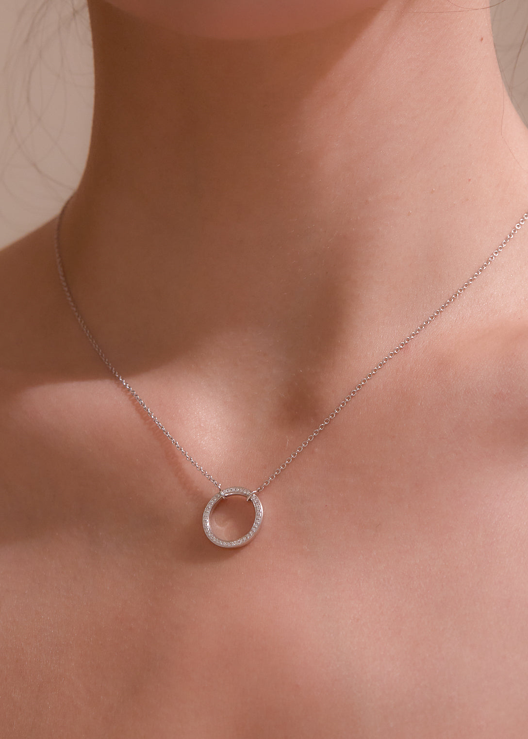 LB diamond necklace