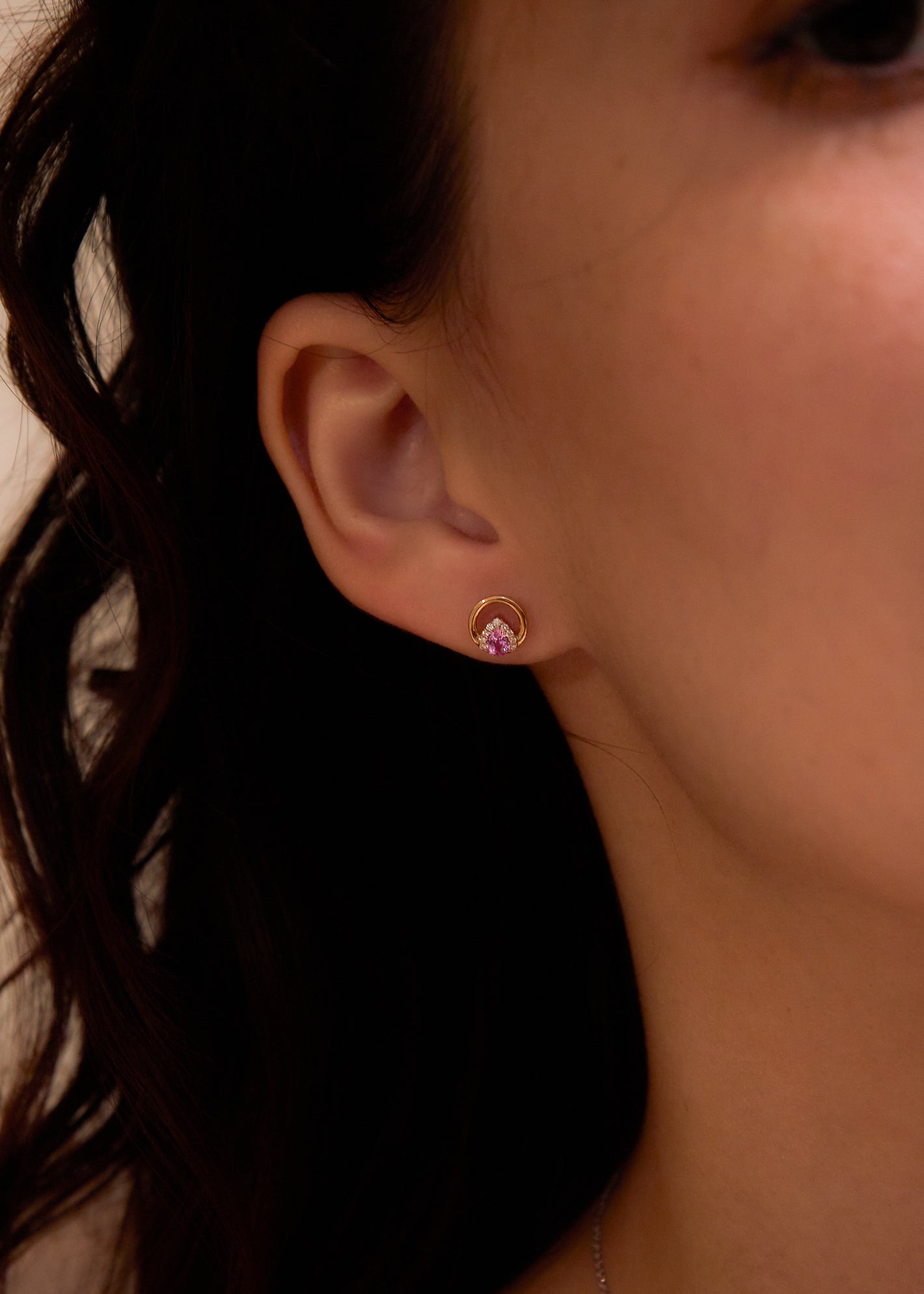 LB Pink Earring