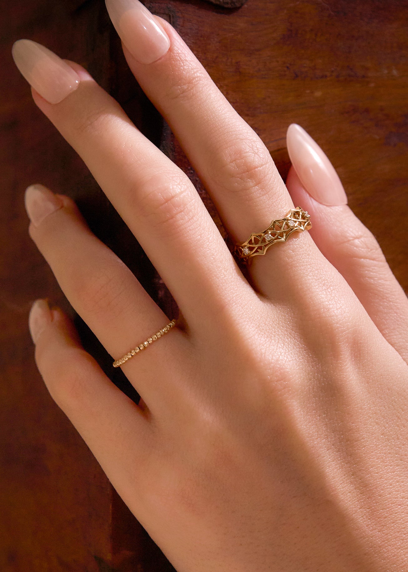 18K Stacking Ring