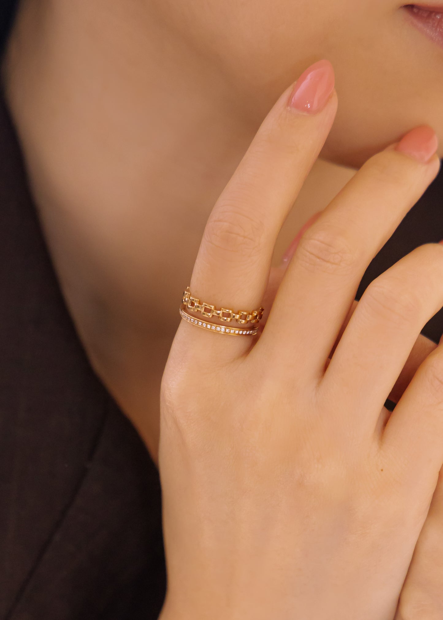 Rose Gold Layer Ring