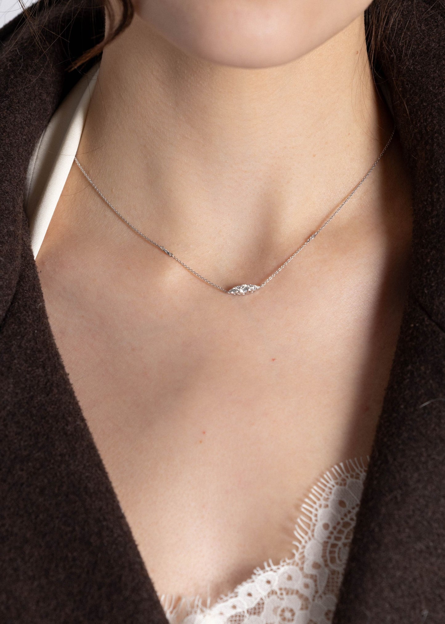 Slow Time Diamond Necklace