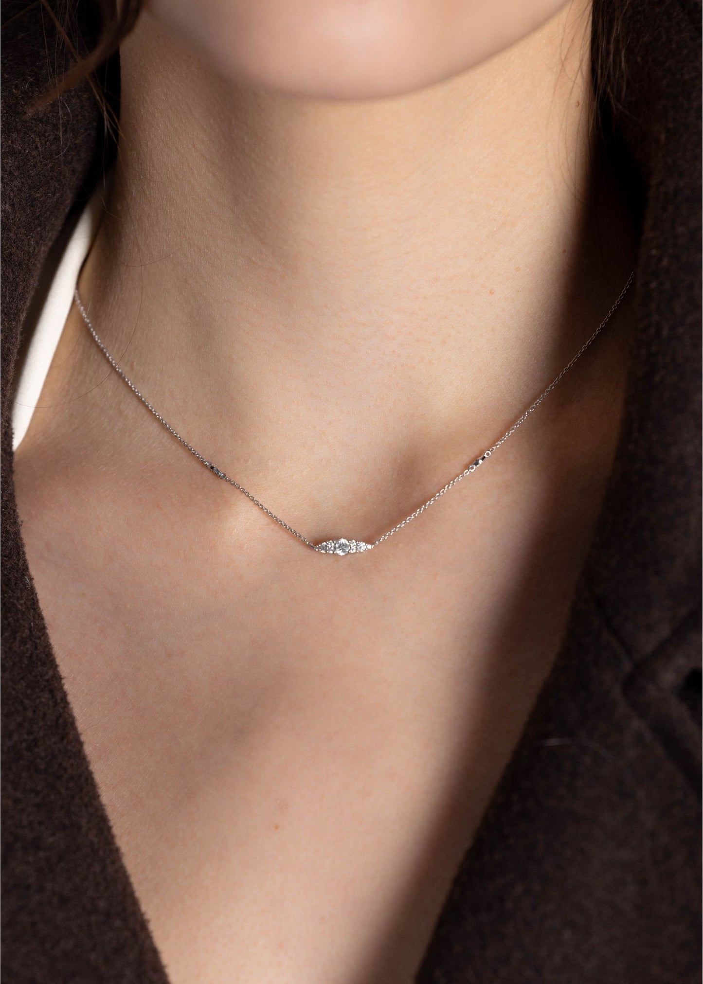 Slow Time Diamond Necklace