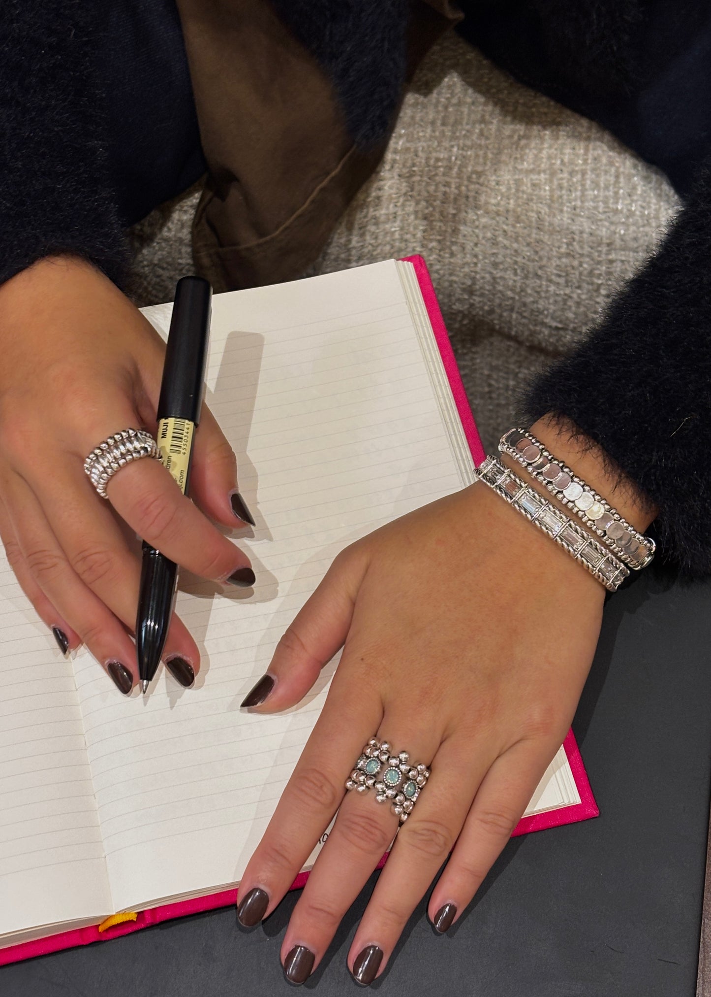 長方形切割麻花手鏈