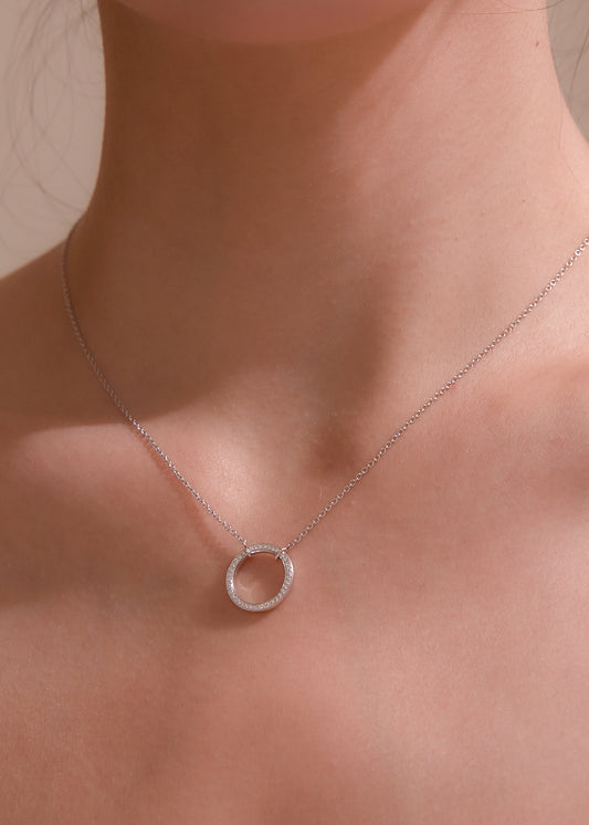 LB diamond necklace