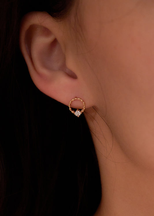LB Diamond Earring