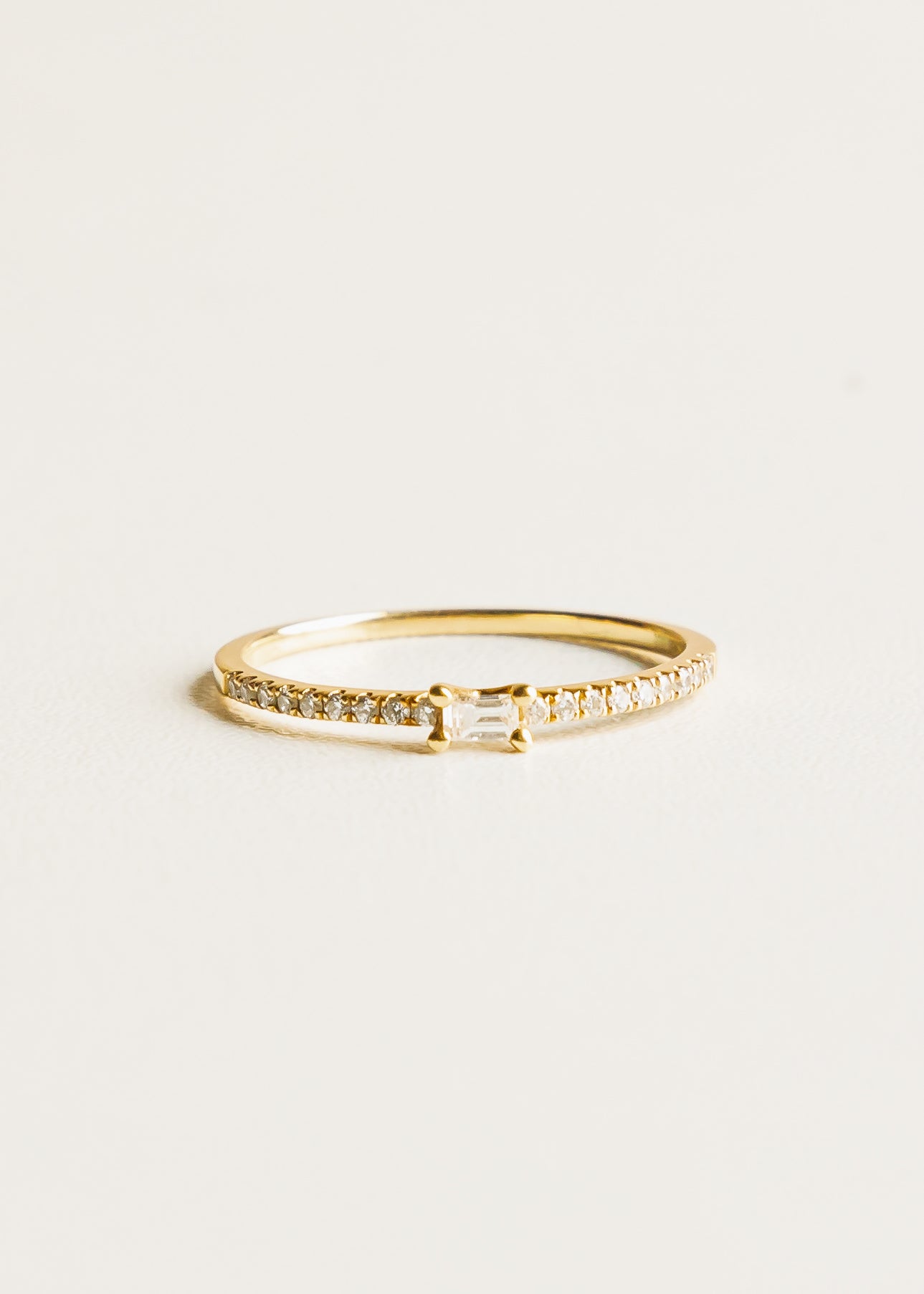 Yellow Gold Baguette Ring