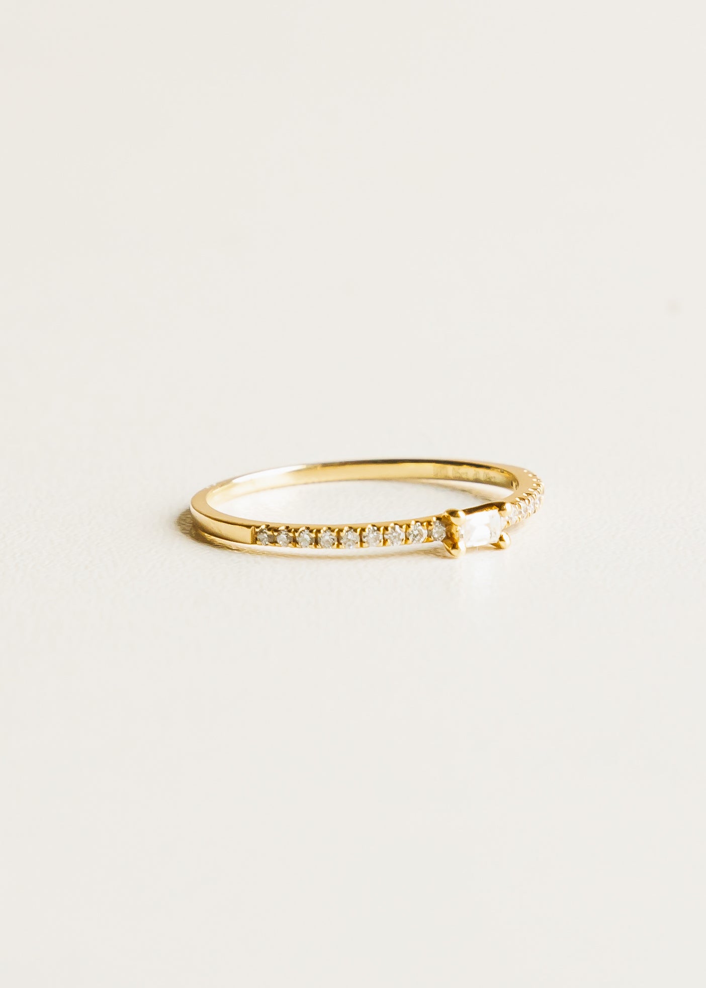 Yellow Gold Baguette Ring