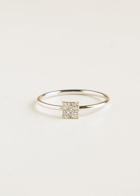 White Gold Diamond Ring