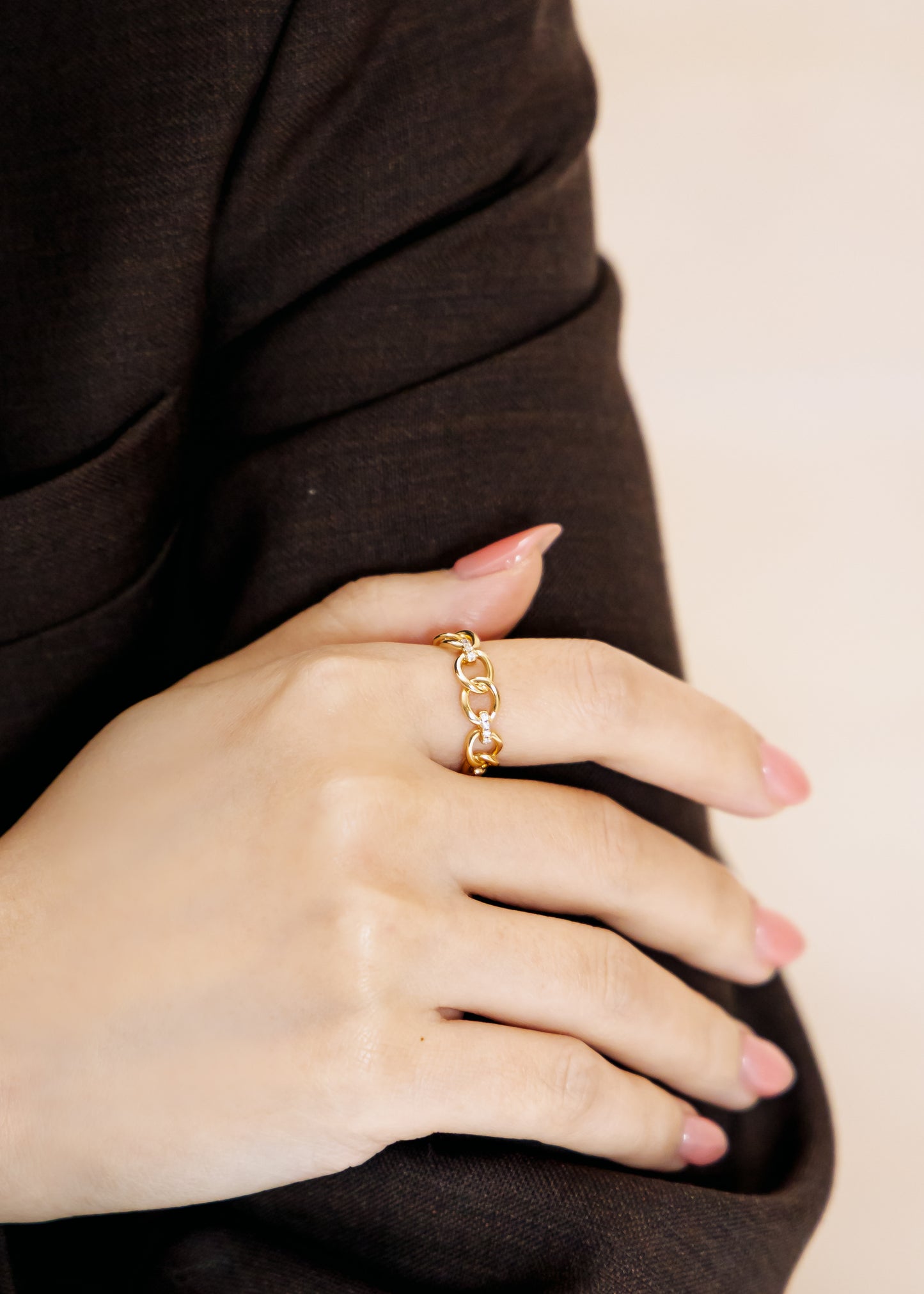 Bold Chain Ring