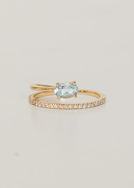 Aquamarine Ring