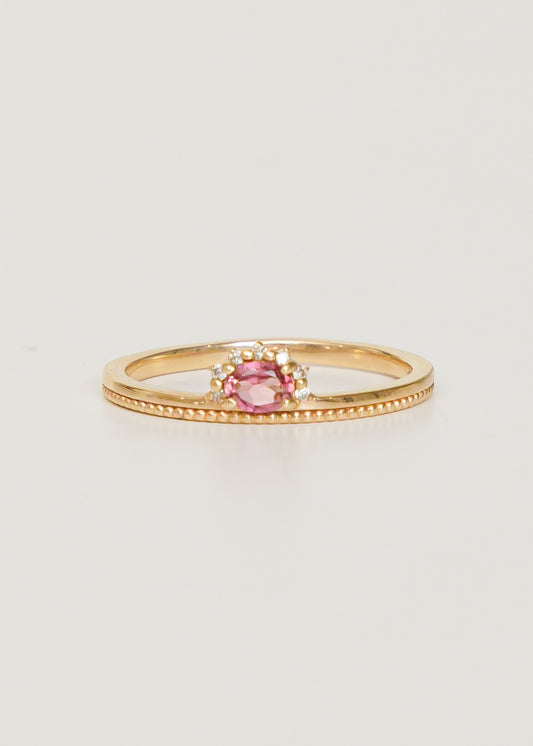 Pink Tourmaline Ring