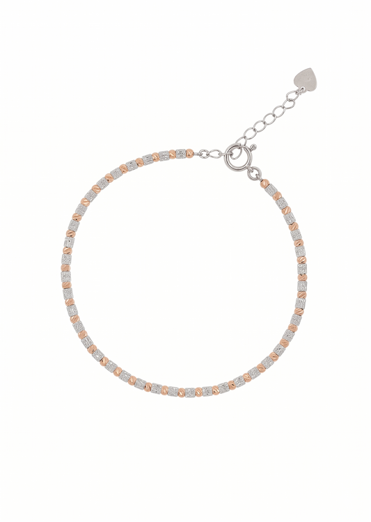 The Dot 04 ｜ 18K 金雙色律動手鏈
